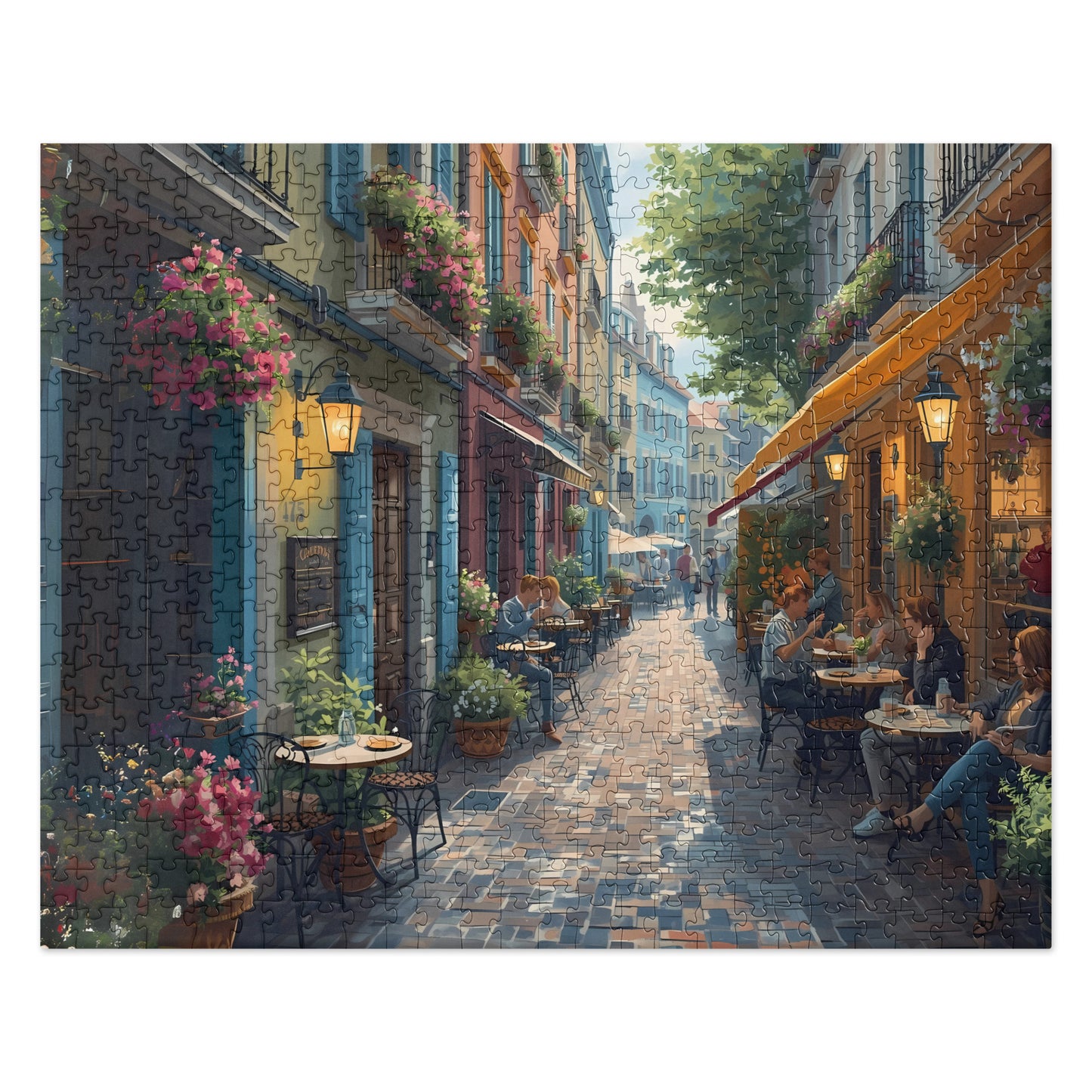 Morning Café Stroll- Jigsaw puzzle ( 520 pcs )