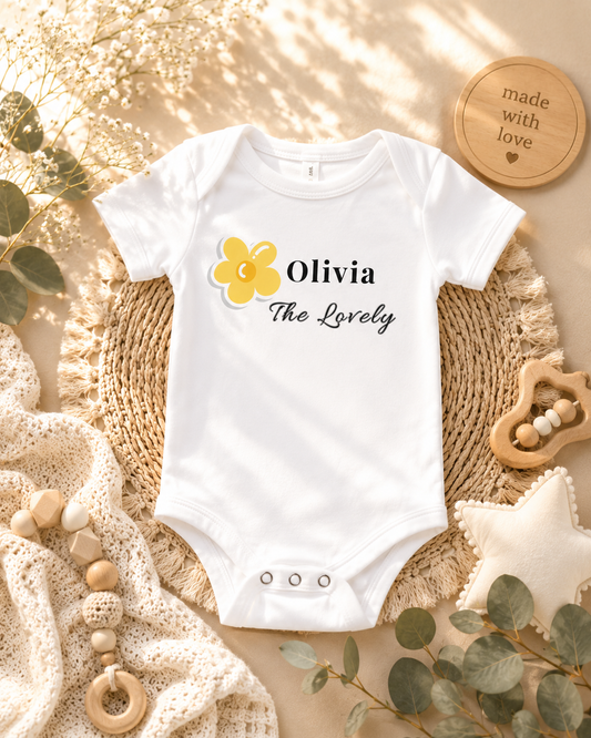 Olivia The Lovely - Baby short sleeve one piece