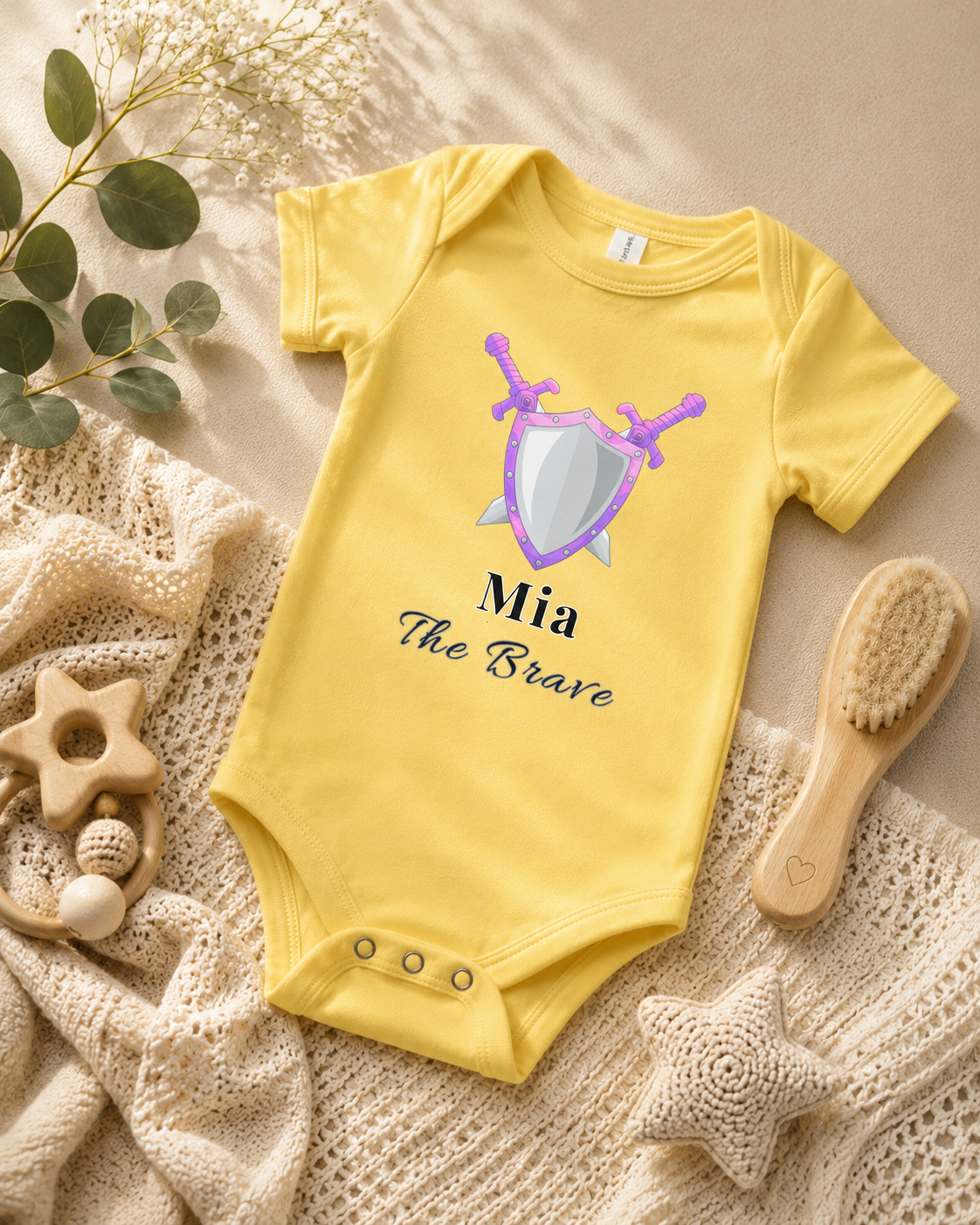 Mia The Brave - Baby short sleeve one piece