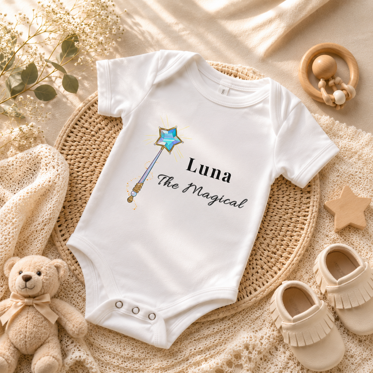 Luna The Magical - Baby short sleeve one piece