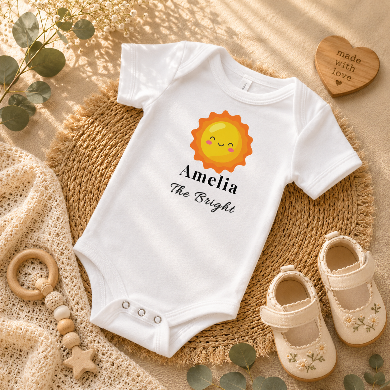 Amelia The Bright - Baby short sleeve one piece
